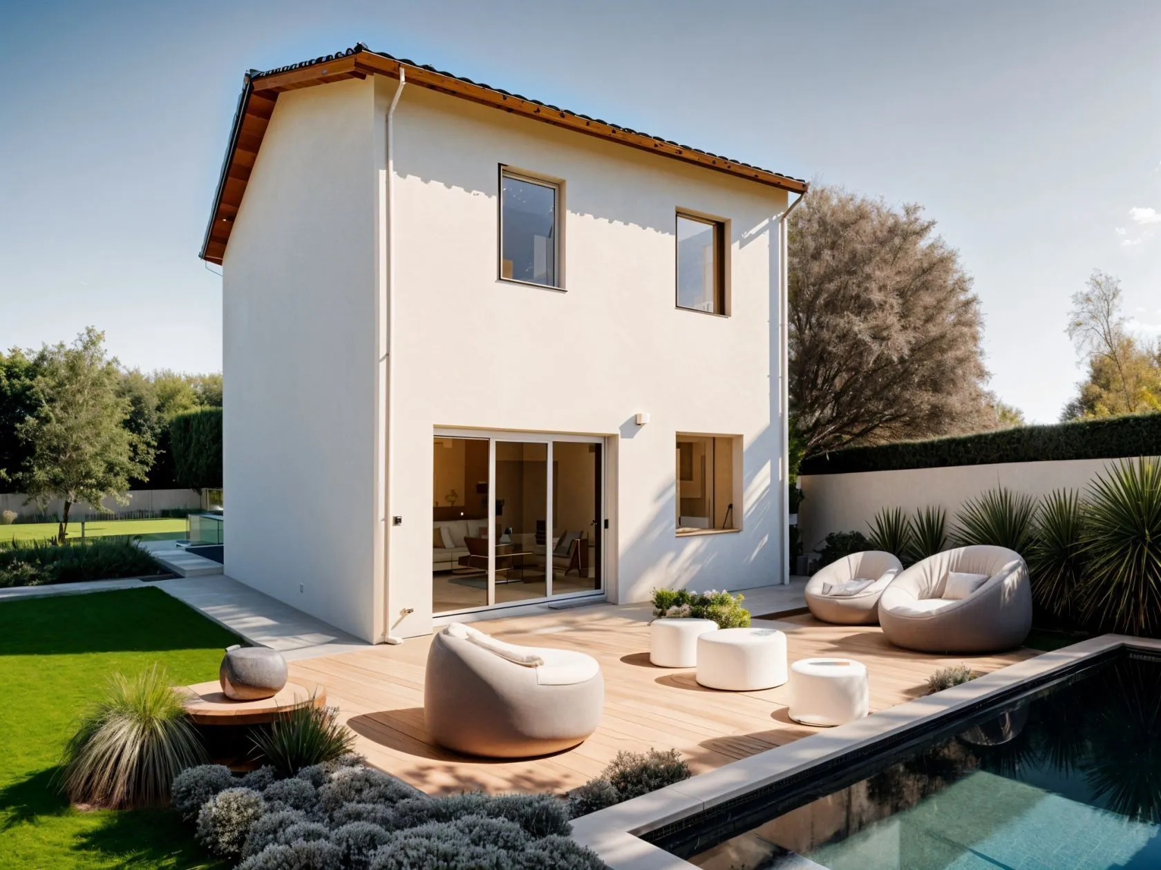 Maison neuve 90 m² à Castres-Gironde (33640)