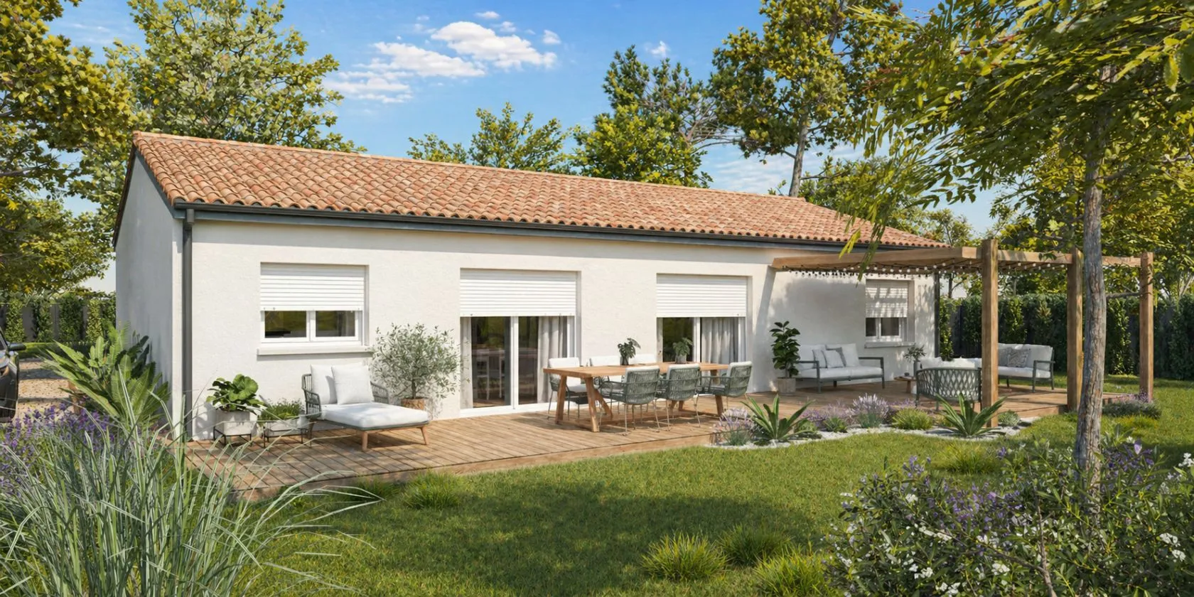 Maison neuve 119 m² à Croignon (33750)