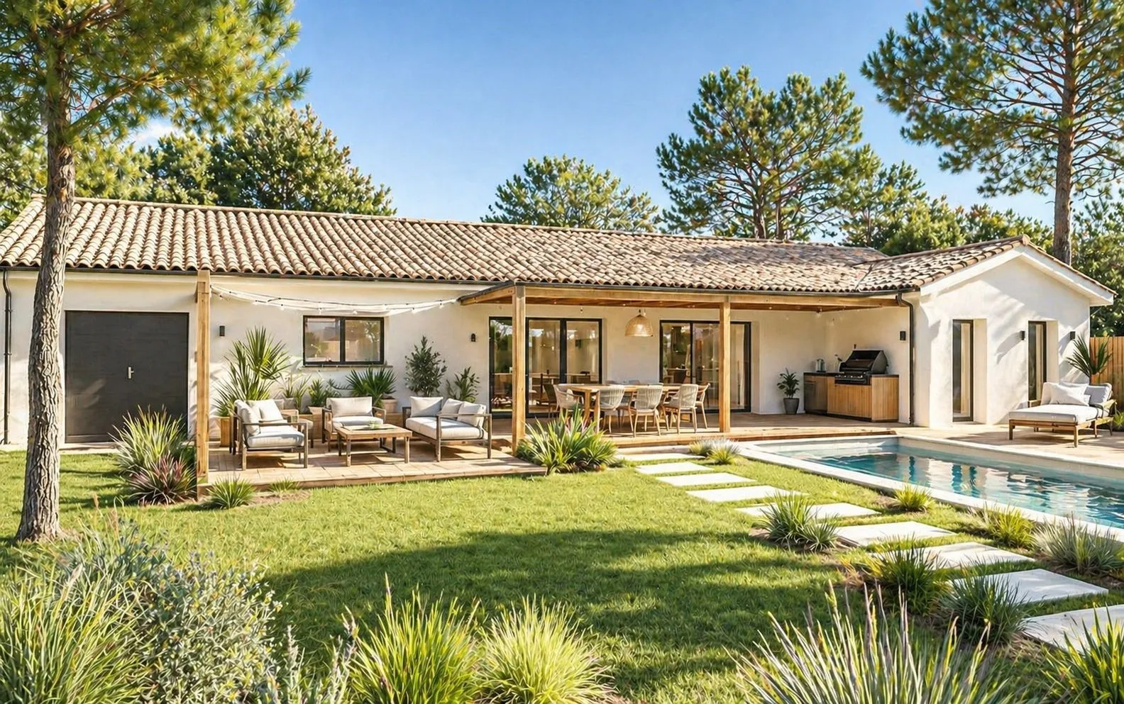 Maison neuve 119 m² à Yvrac (33370)