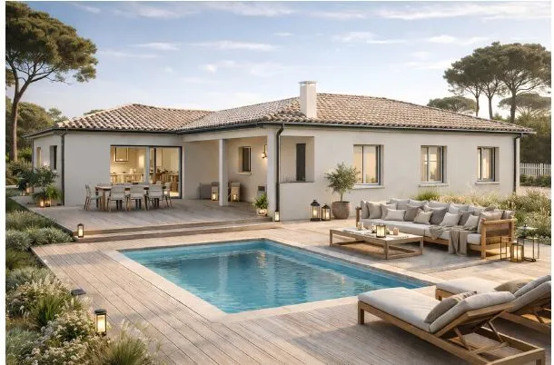 Maison neuve 155 m² à Martignas-sur-Jalle (33127)