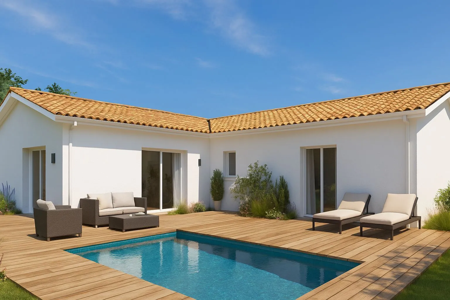 Maison neuve 117 m² à Cestas (33610)