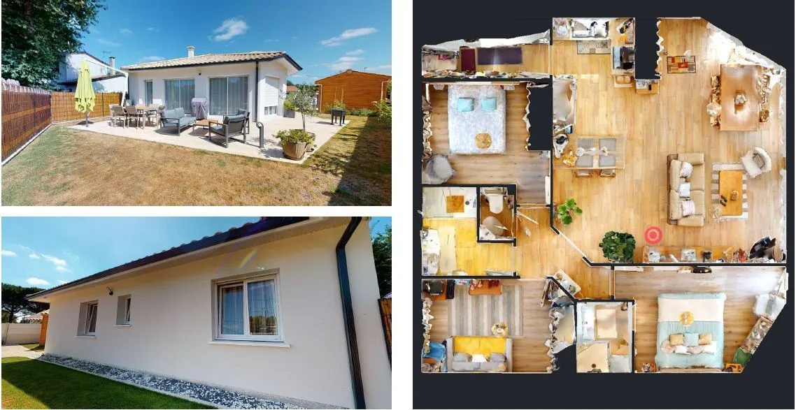 Maison neuve 90 m² à Laruscade (33620)