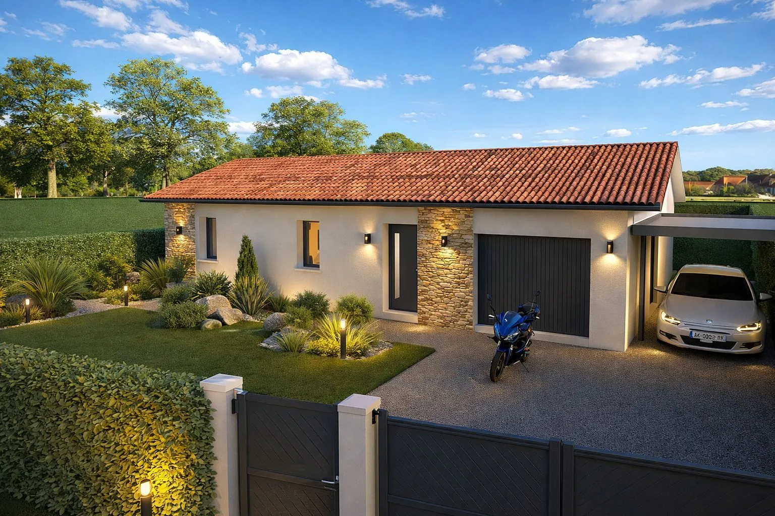 Maison neuve 80 m² à Labastide-Villefranche (64270)
