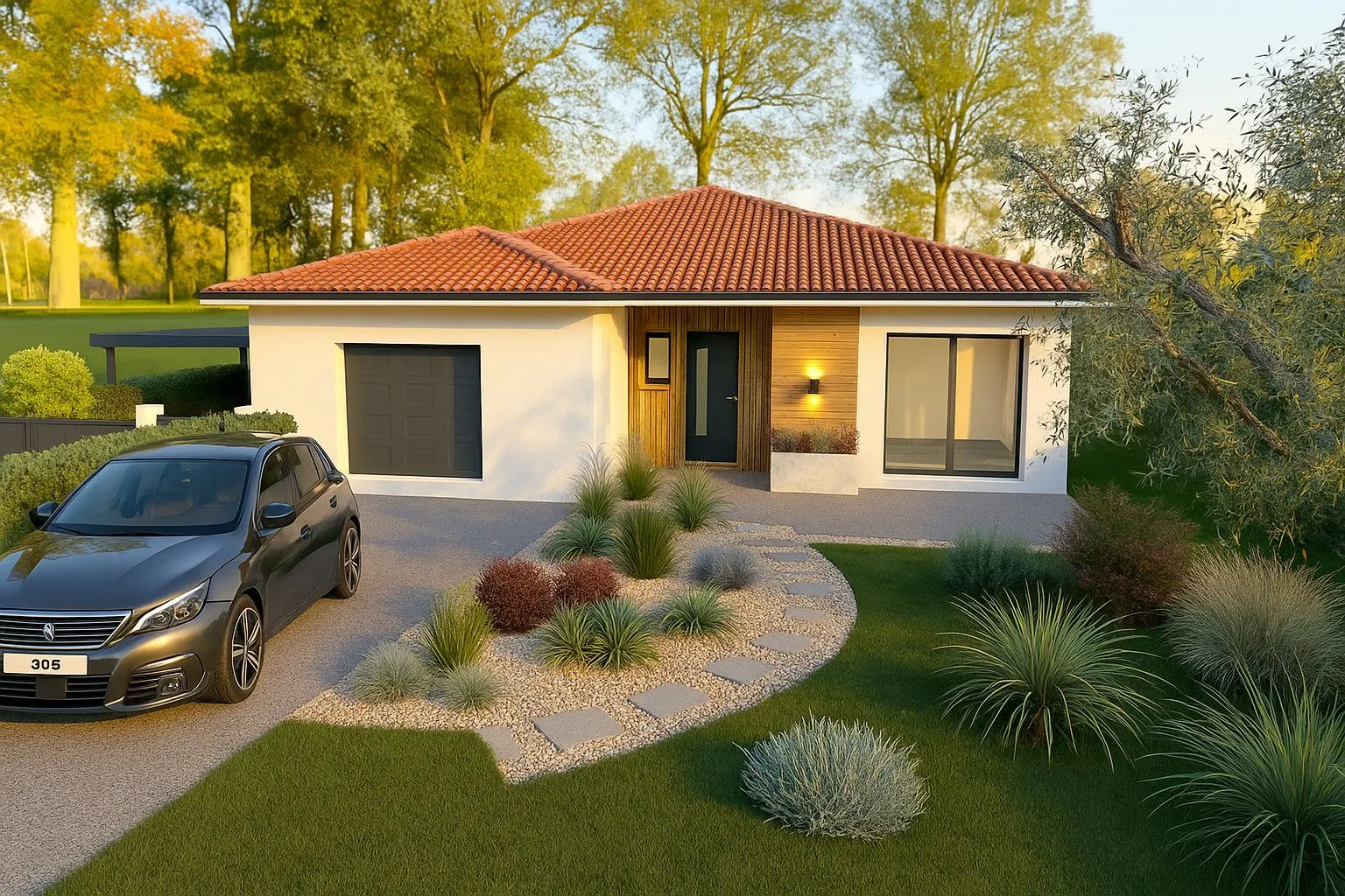Maison neuve 105 m² à Tosse (40230)