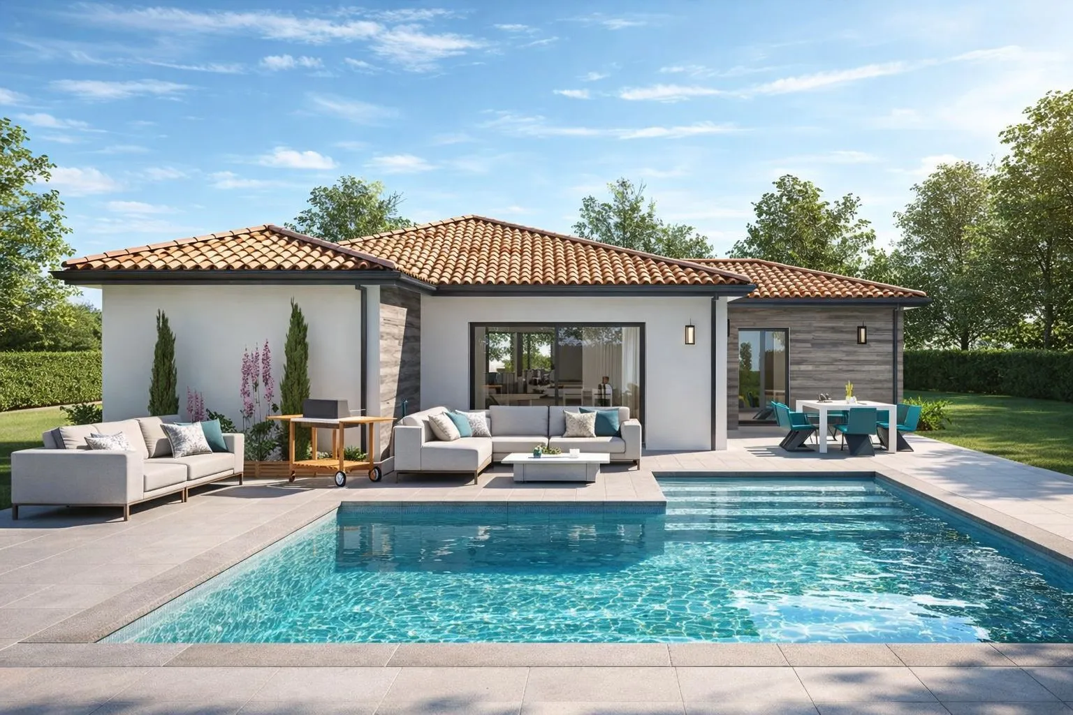 Maison neuve 140 m² à Arès (33740)