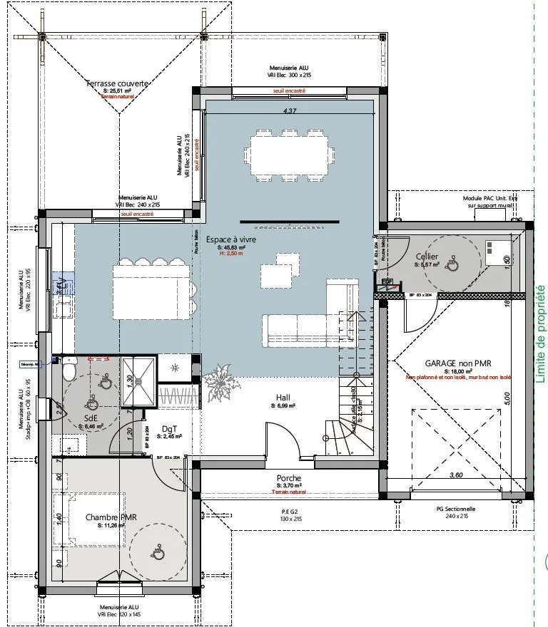 Maison neuve 114 m² à Vendays-Montalivet (33930)