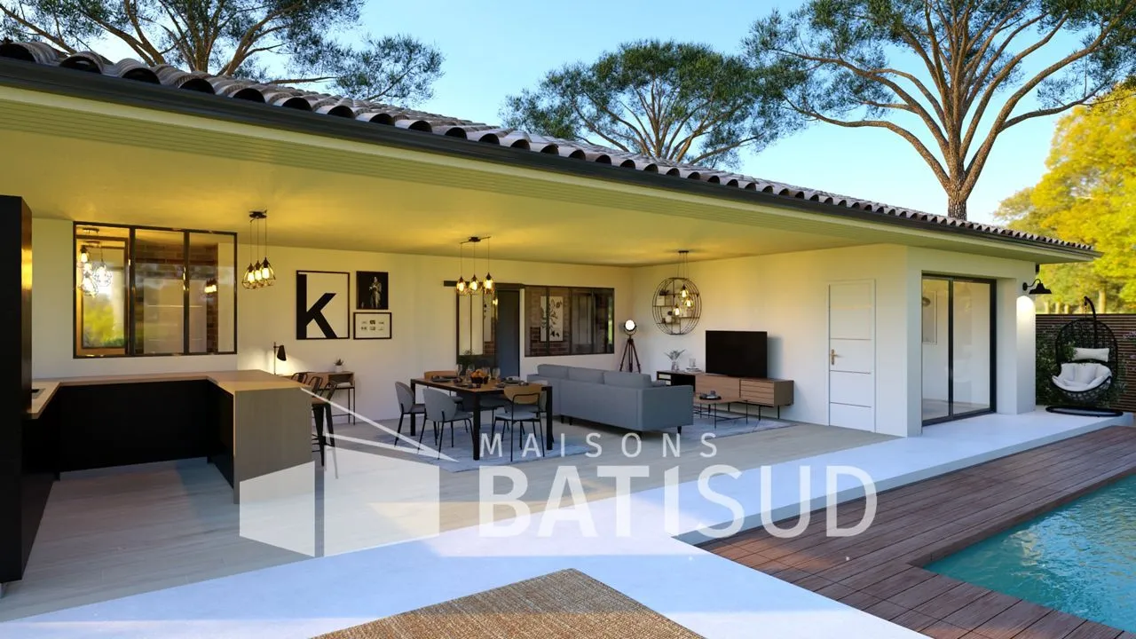 Maison neuve 90 m² à Ychoux (40160)