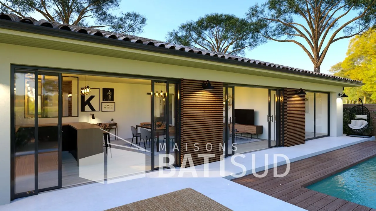 Maison neuve 90 m² à Ychoux (40160)