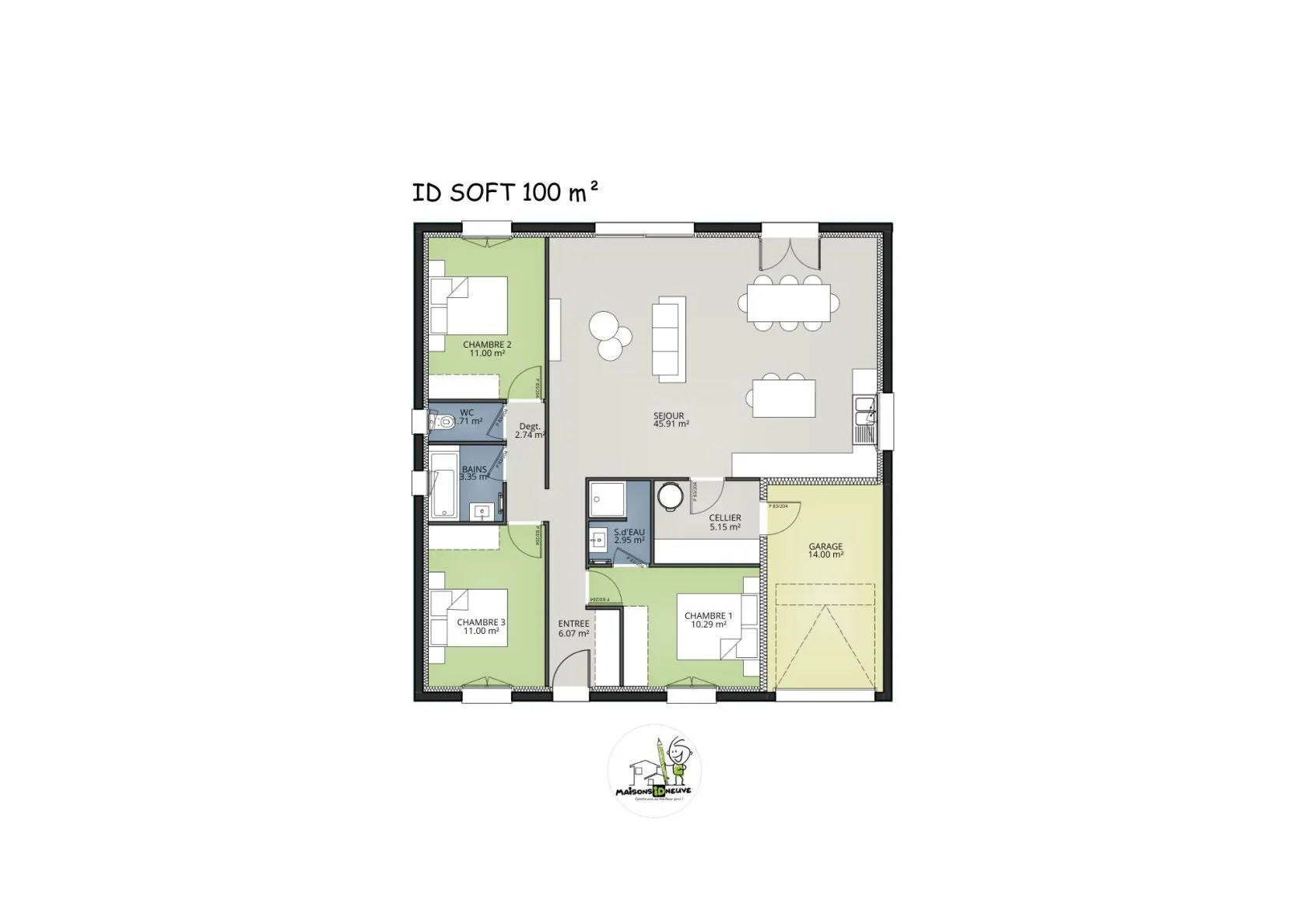 Soft-3ch100 — modèle de maison