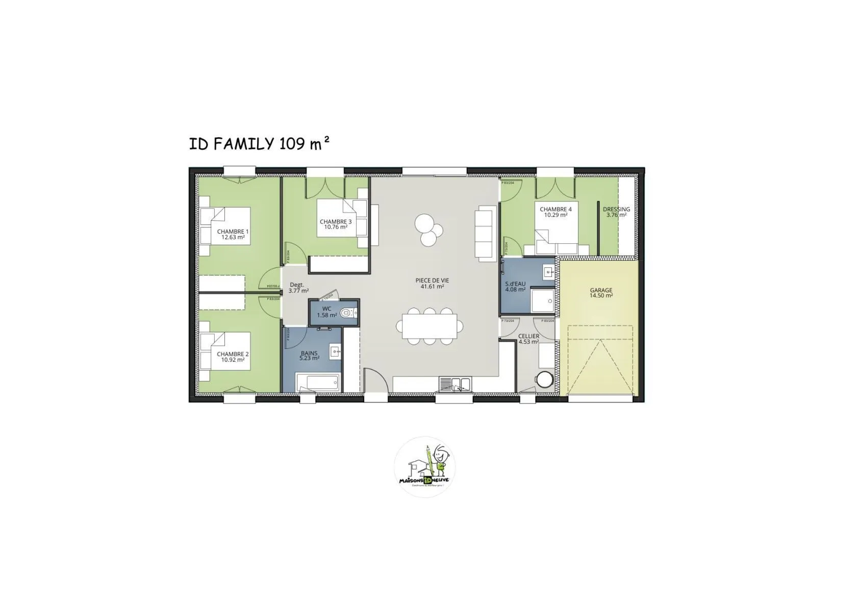 Family-4ch109 — modèle de maison