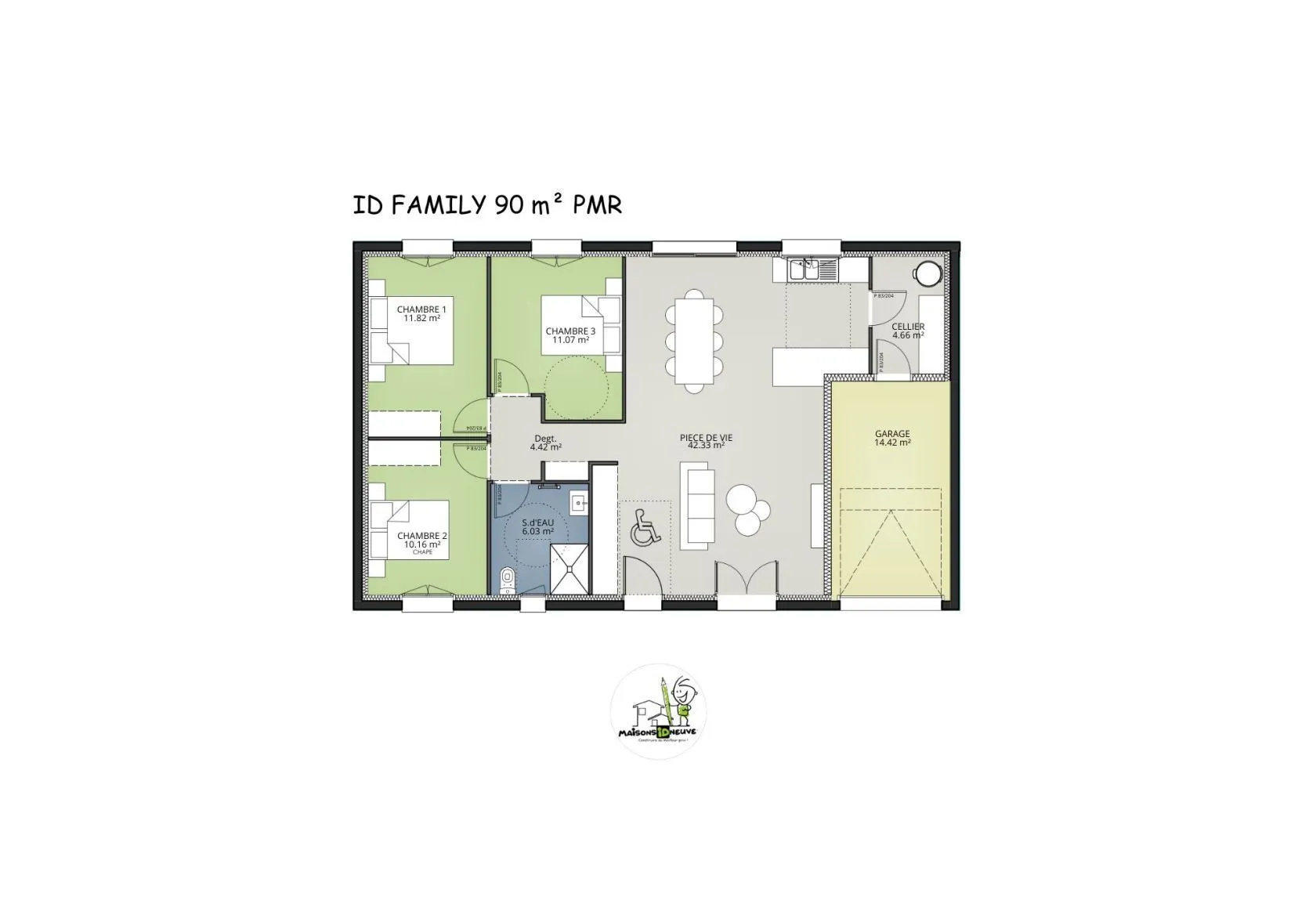 Family-3ch90 — modèle de maison