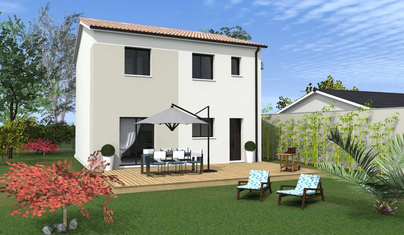 Maison neuve 86 m² à Bouliac (33270)