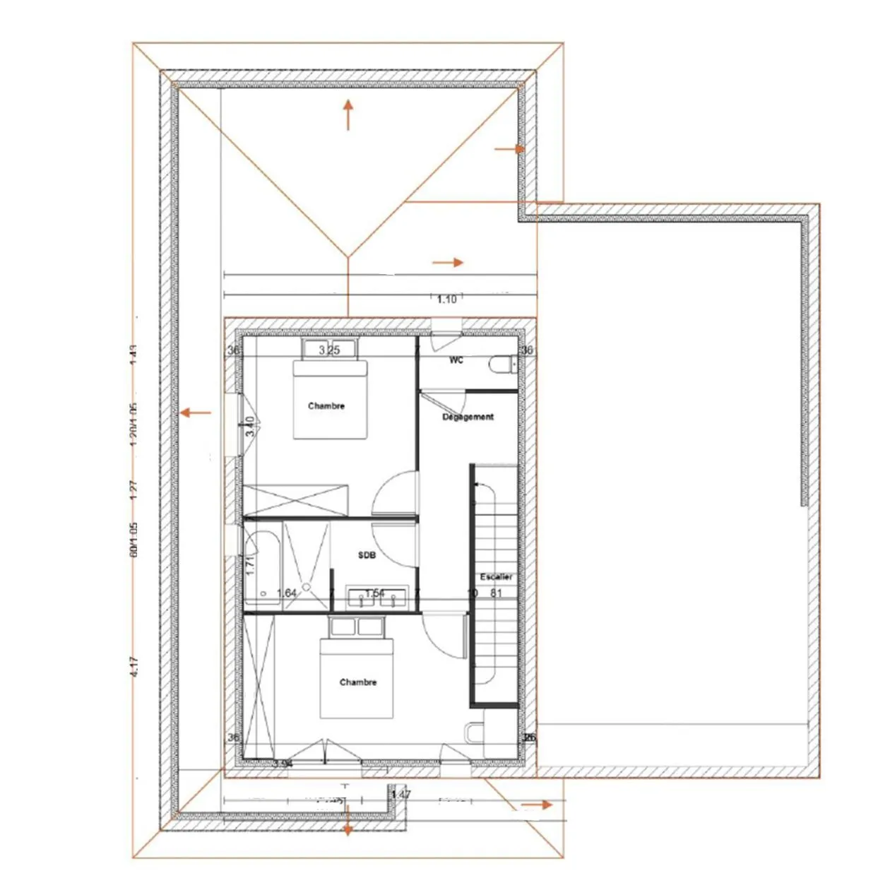 Maison neuve 143 m² à Mérignac (33700)