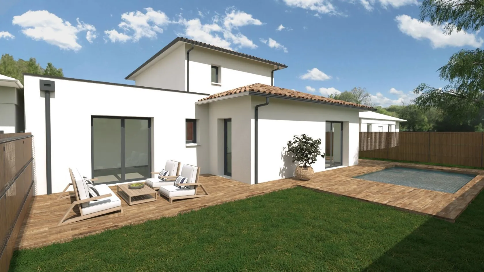 Maison neuve 143 m² à Mérignac (33700)