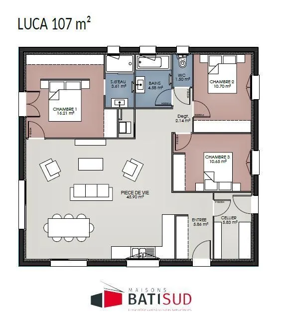 Luca-3ch107 — modèle de maison