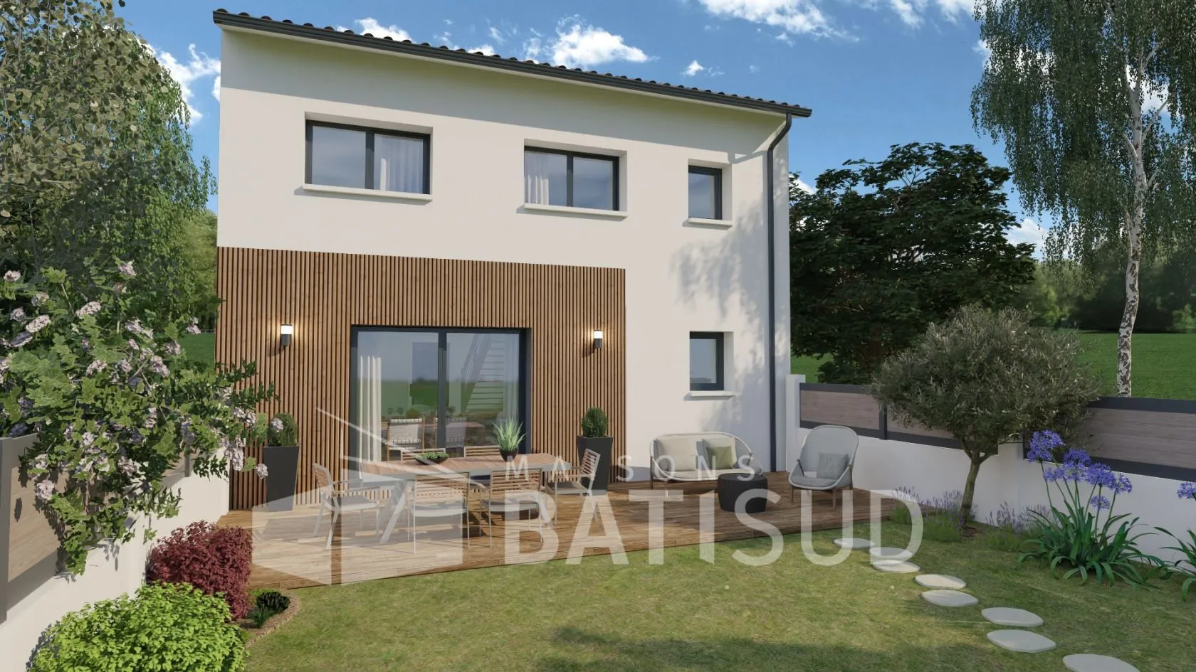 Maison neuve 90 m² à Bouliac (33270)