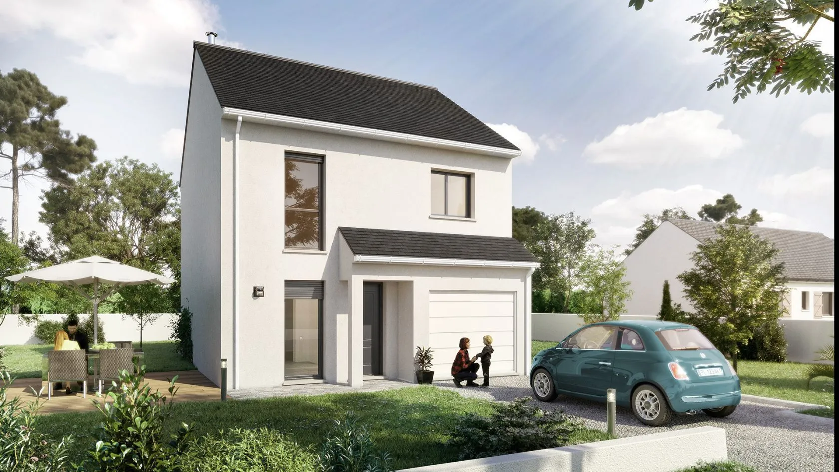 Maison neuve 100 m² à Mélicocq (60150)