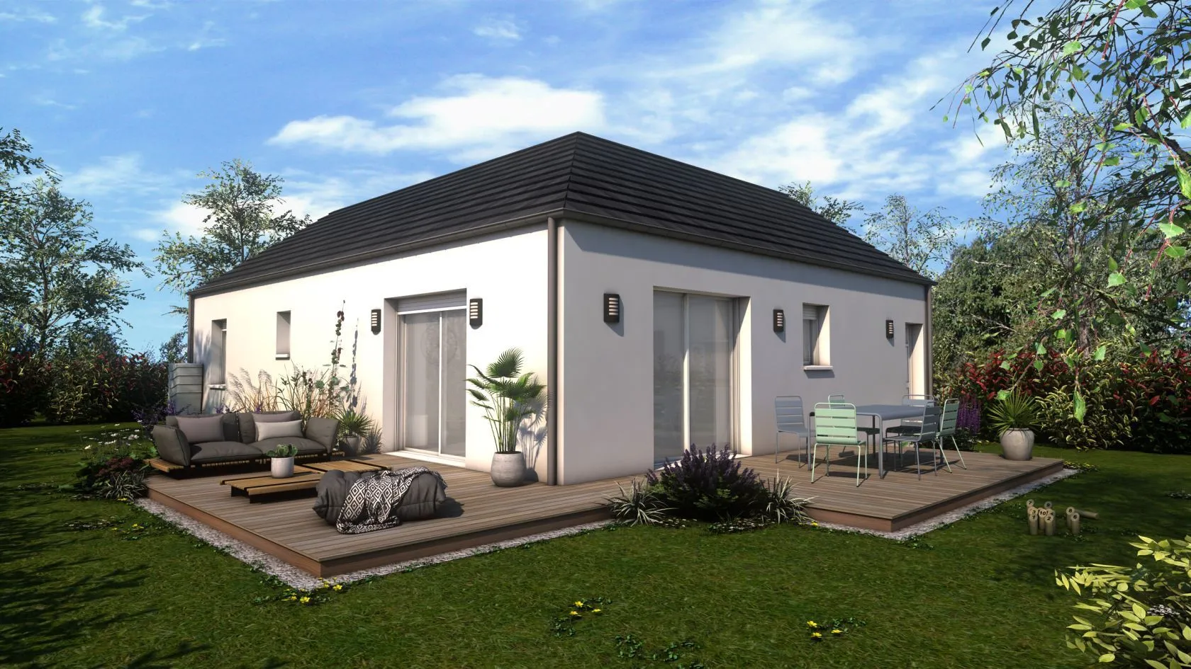 Maison neuve 70 m² à Lommoye (78270)