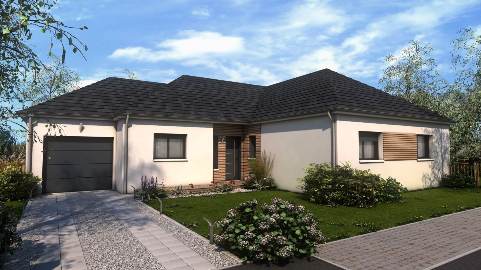 Maison neuve 120 m² à Boissets (78910)