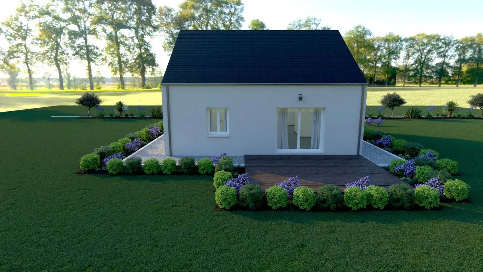 Maison neuve 63 m² à Chavigny-Bailleul (27220)