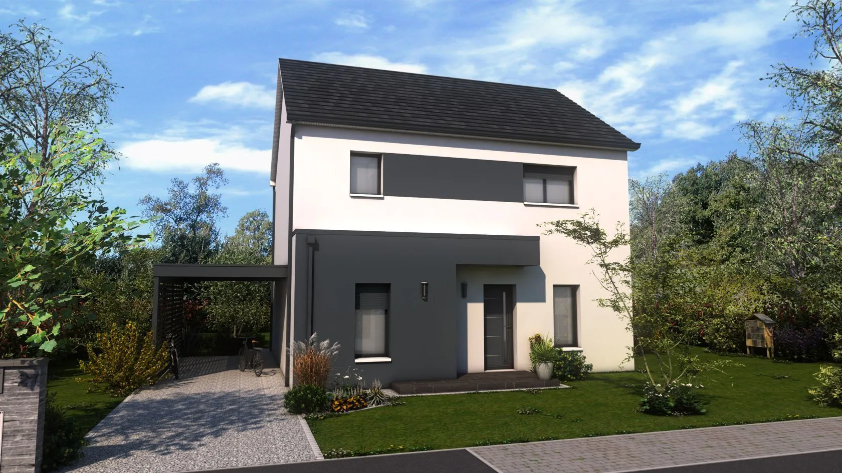 Maison neuve 121 m² à Jumelles (27220)