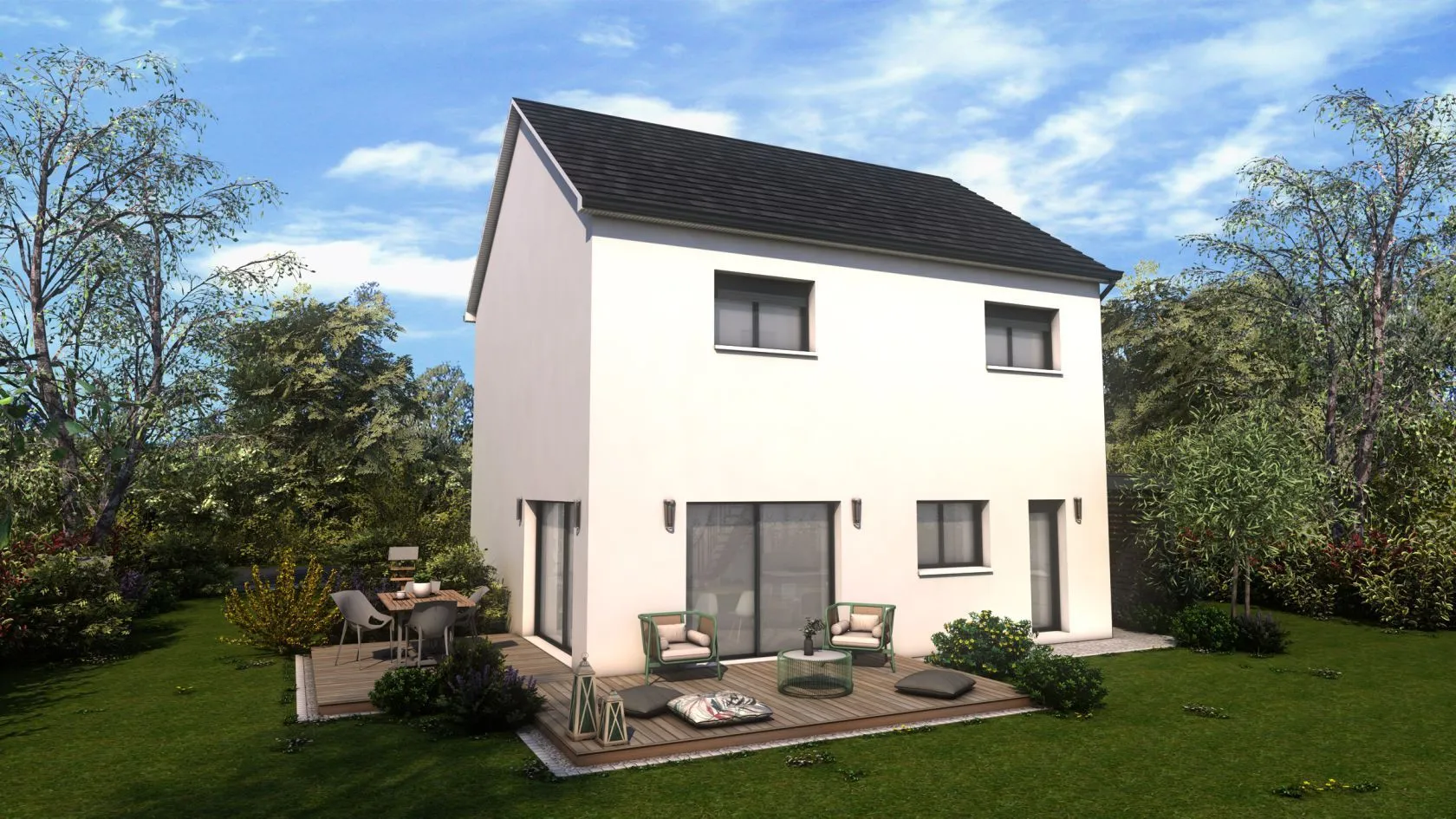 Maison neuve 121 m² à Jumelles (27220)