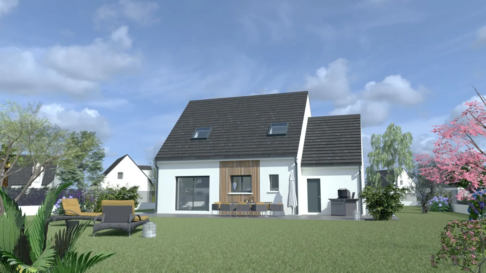Maison neuve 110 m² à Chapelles-Bourbon (77610)