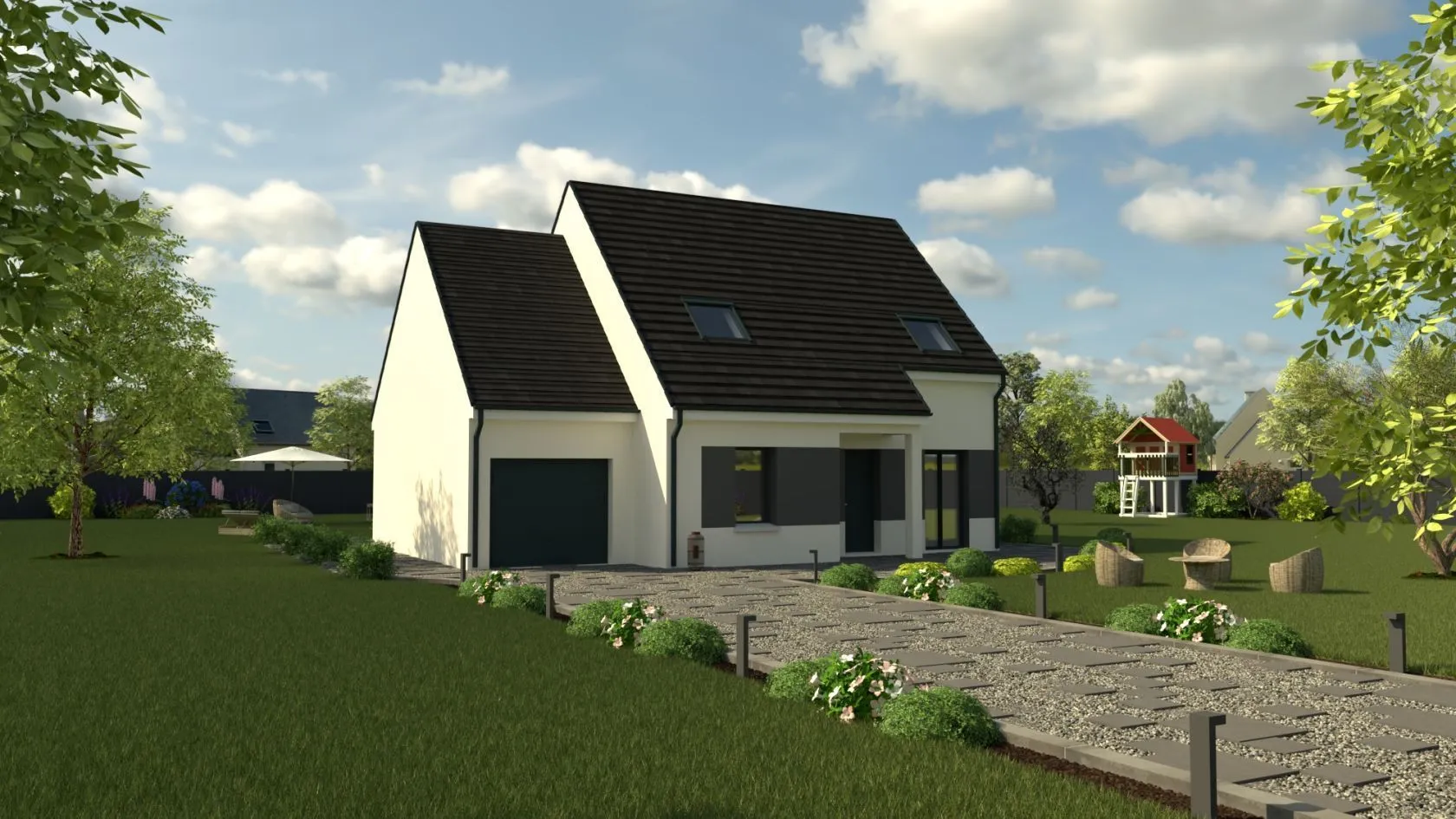 Maison neuve à Longvilliers