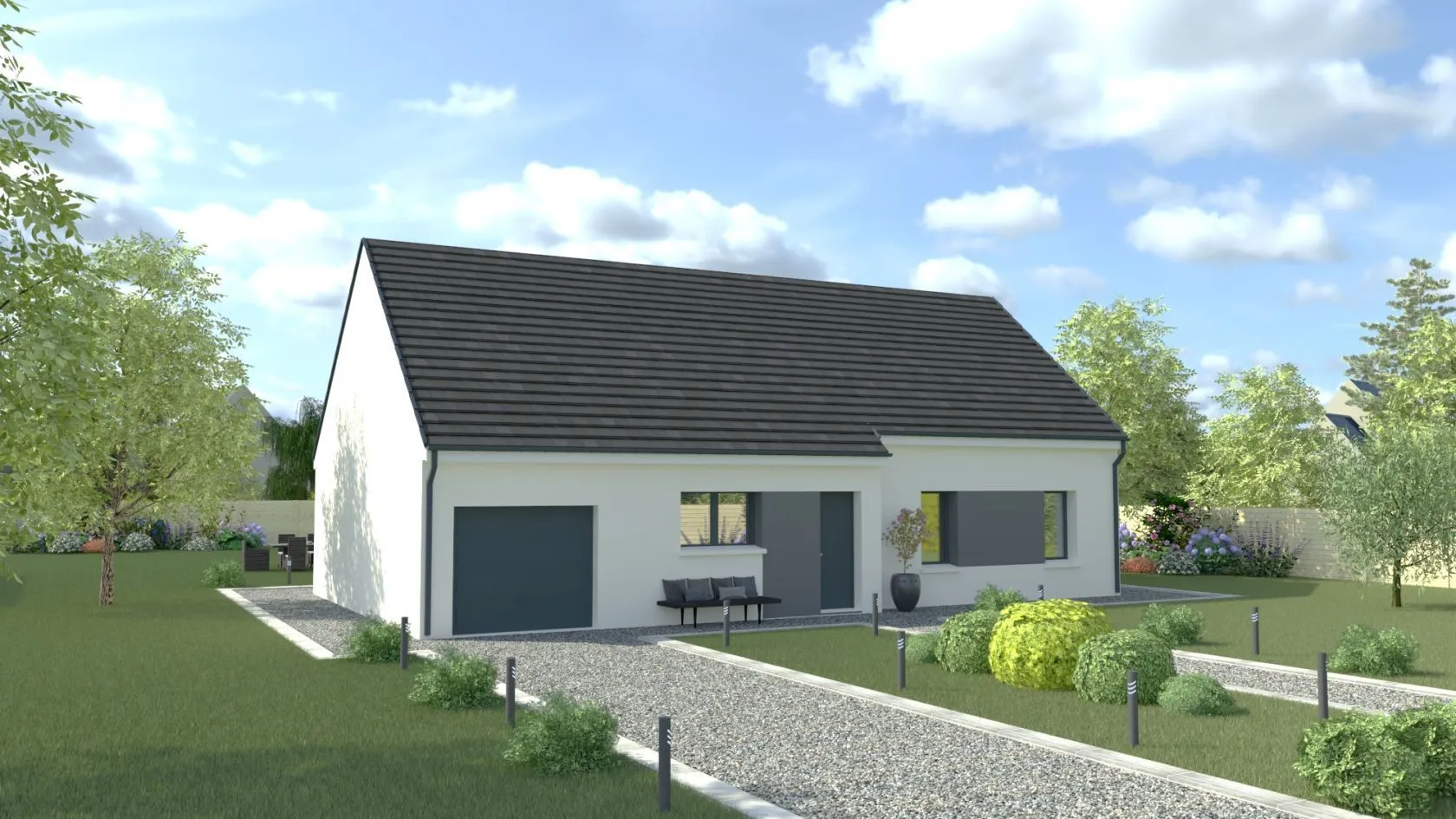 Maison neuve 100 m² à Chapelles-Bourbon (77610)