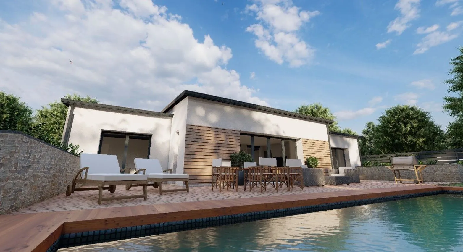 Maison neuve 121 m² à Boissy-le-Sec (91870)