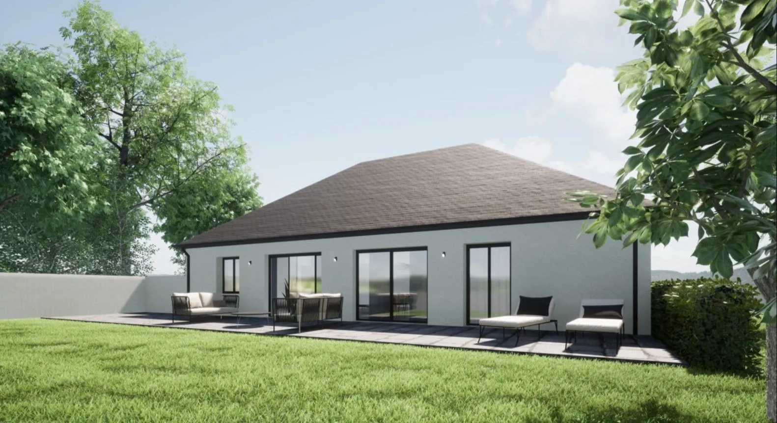 Maison neuve 124 m² à Machault (77133)