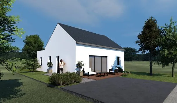 Maison neuve 76 m² à Guidel (56520)