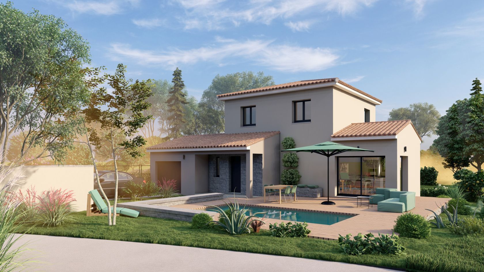 Maison neuve 95 m² à Lattes (34970)