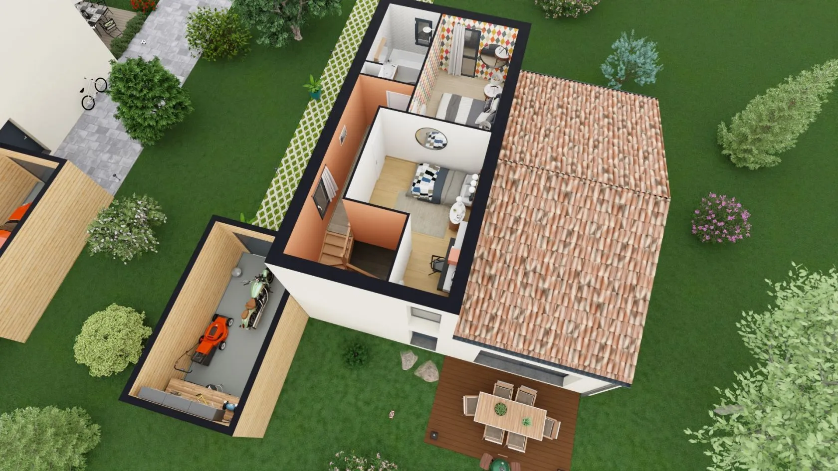 Maison neuve 110 m² à Lencloître (86140)