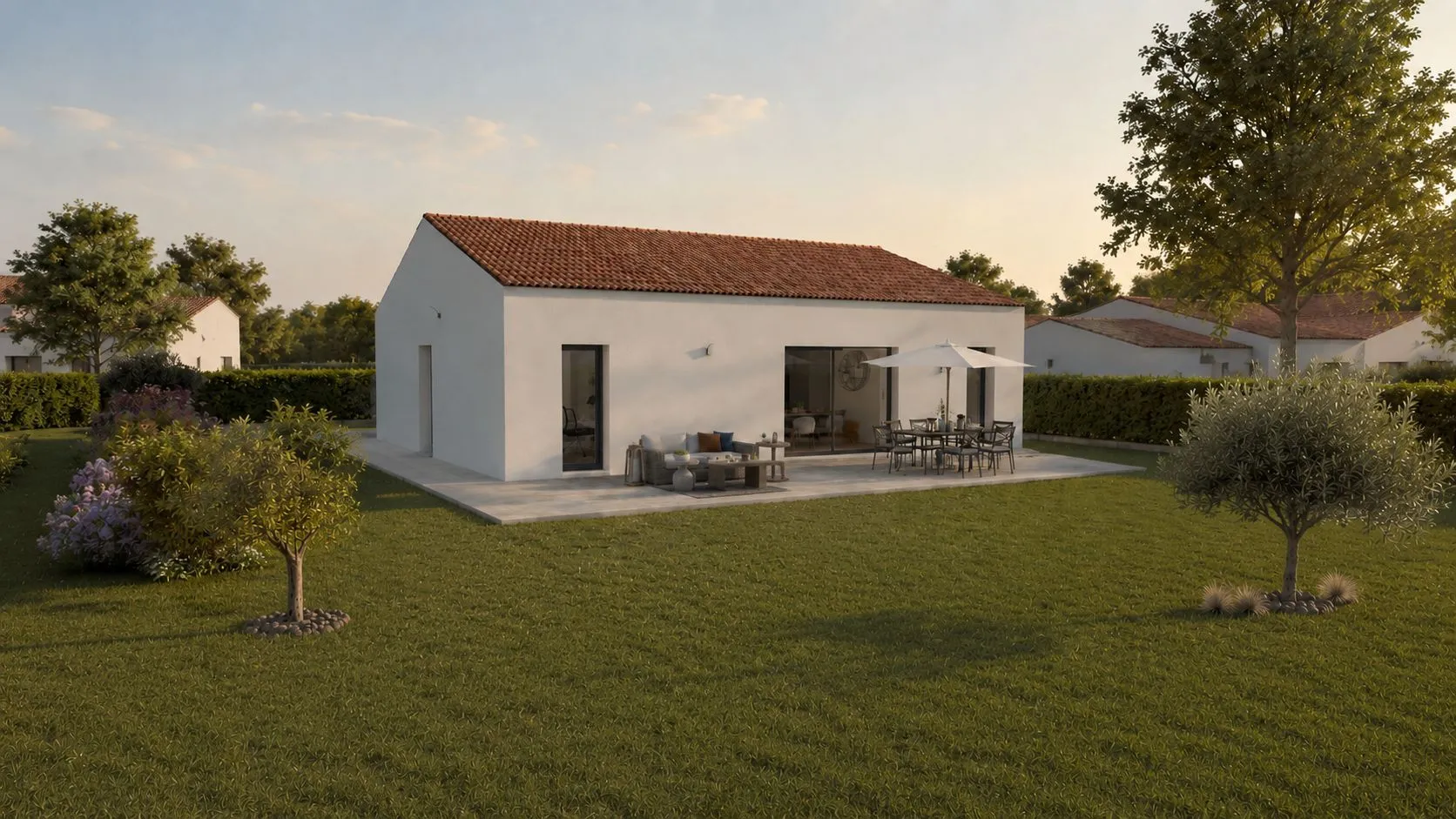 Maison neuve 95 m² à Chapelle-Viviers (86300)