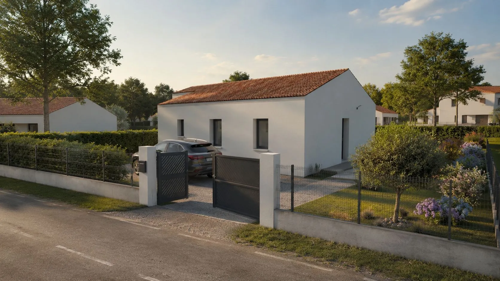 Maison neuve 95 m² à Chapelle-Viviers (86300)