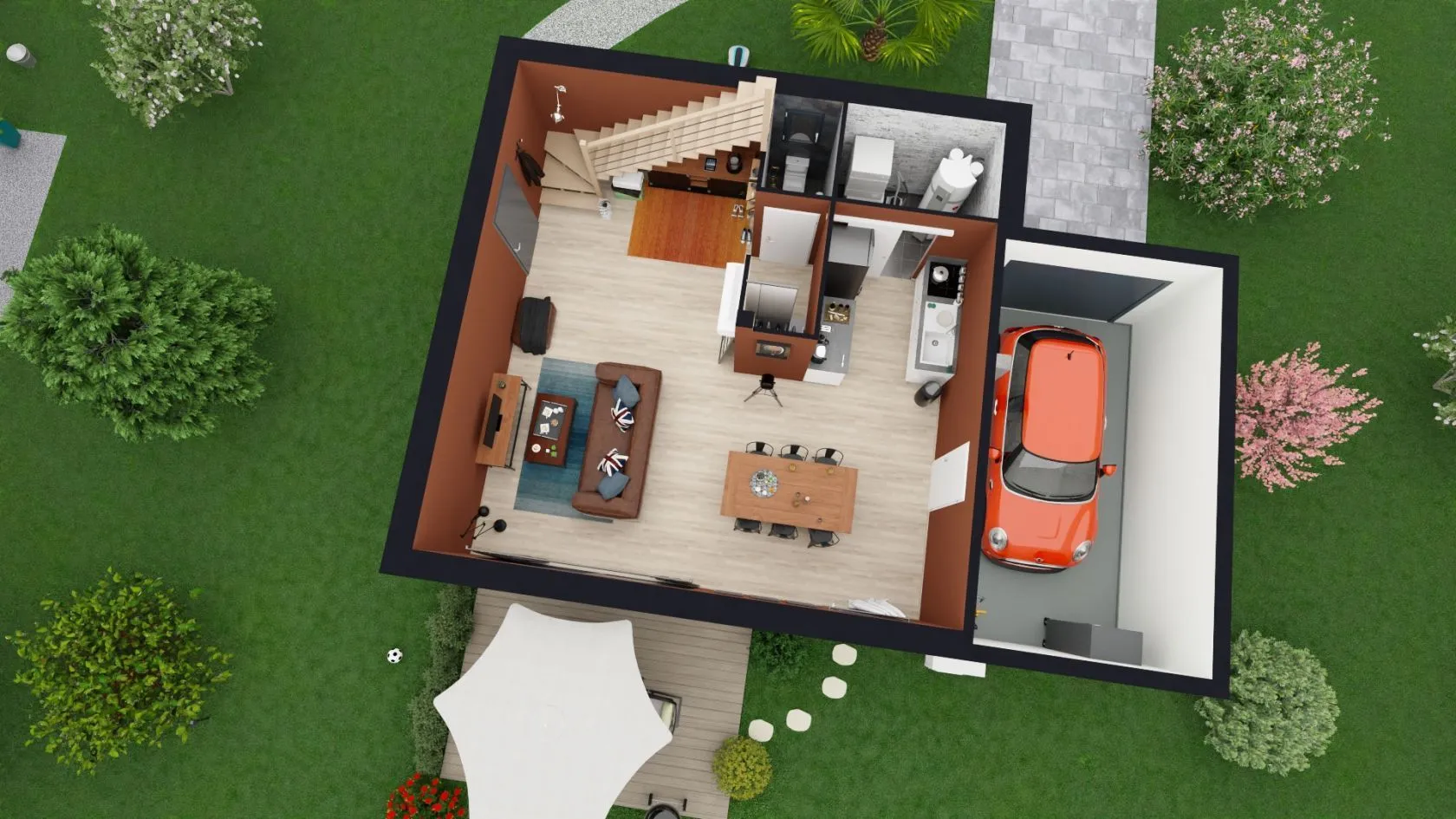 Maison neuve 90 m² à Biard (86580)