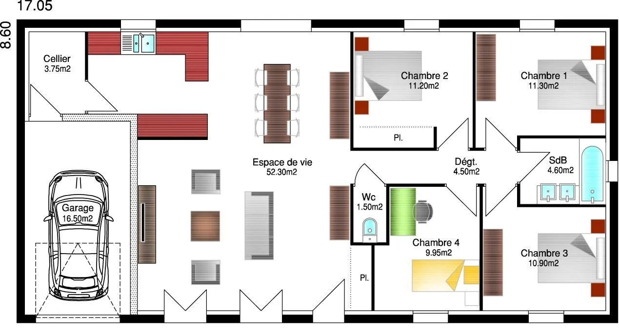 Emma 4ch110 — modèle de maison