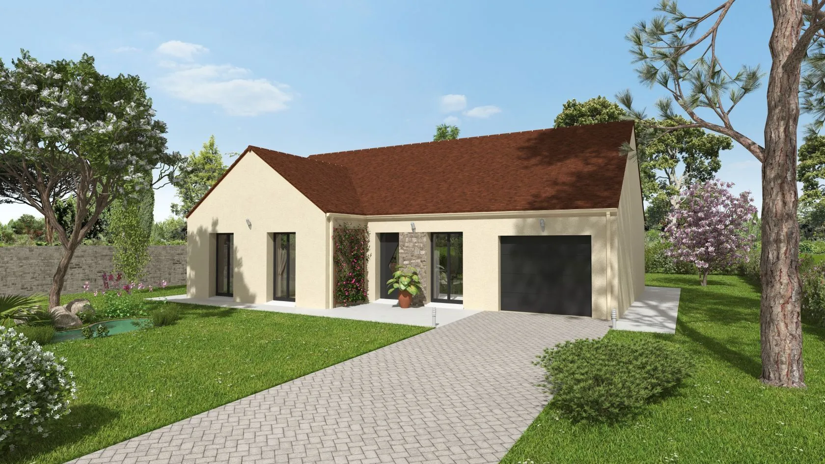Maison neuve 90 m² à Vaudoy-en-Brie (77141)