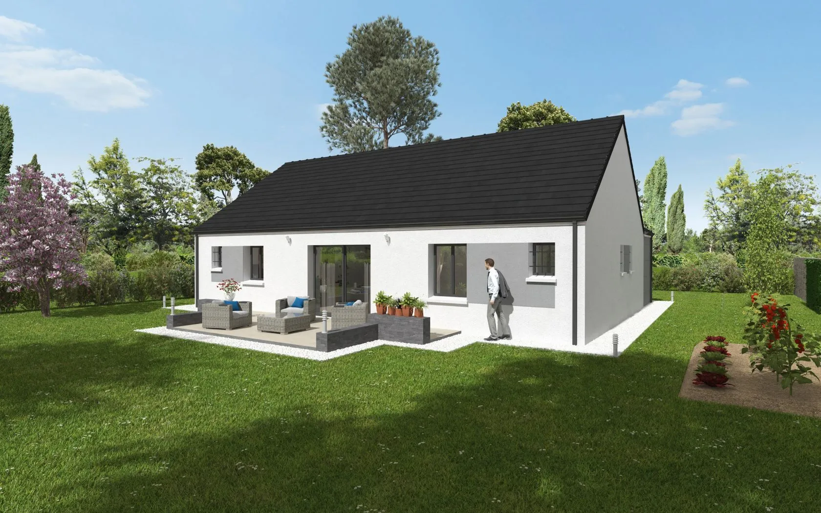 Maison neuve 90 m² à Vaudoy-en-Brie (77141)