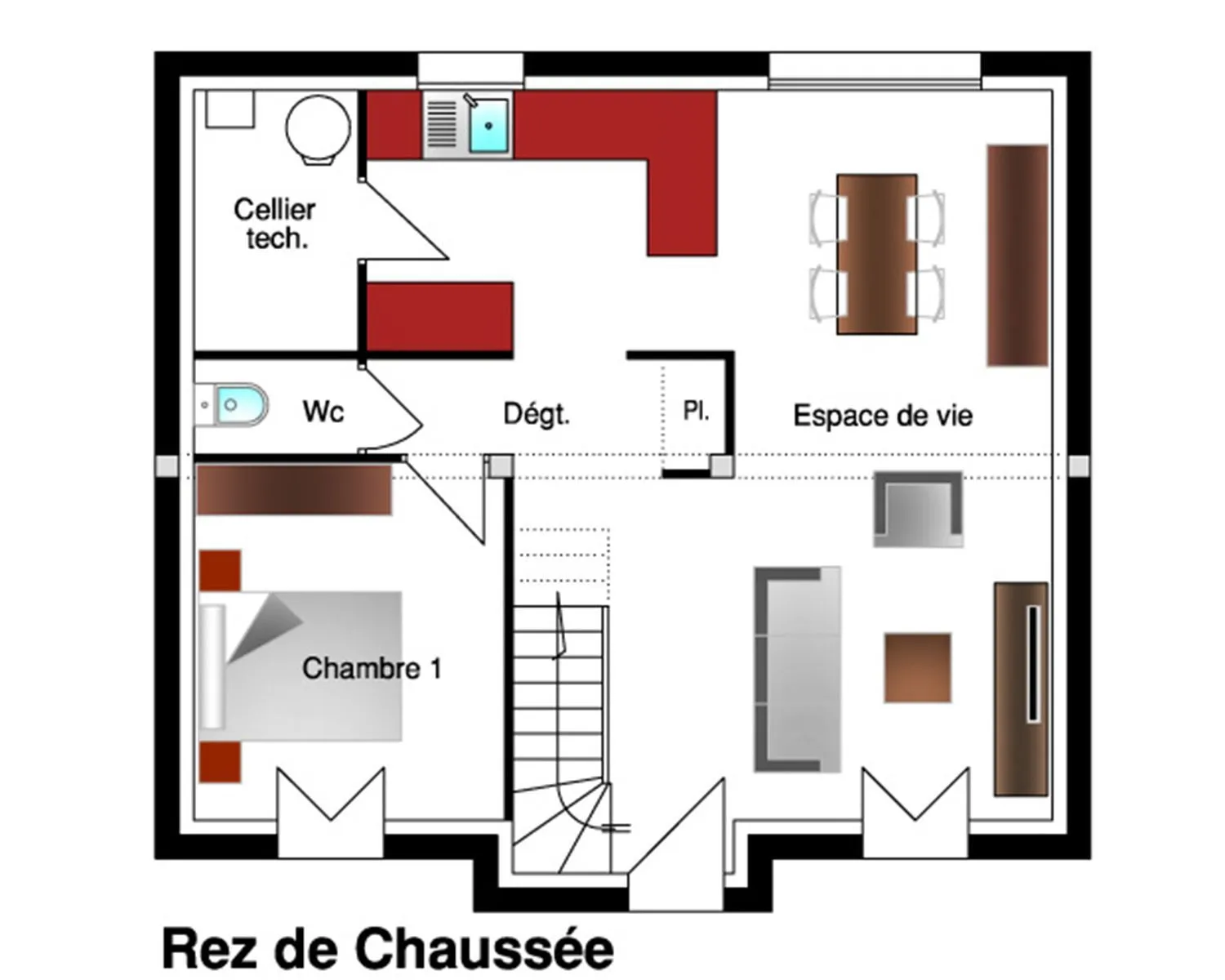 Olivia 4ch100 — modèle de maison