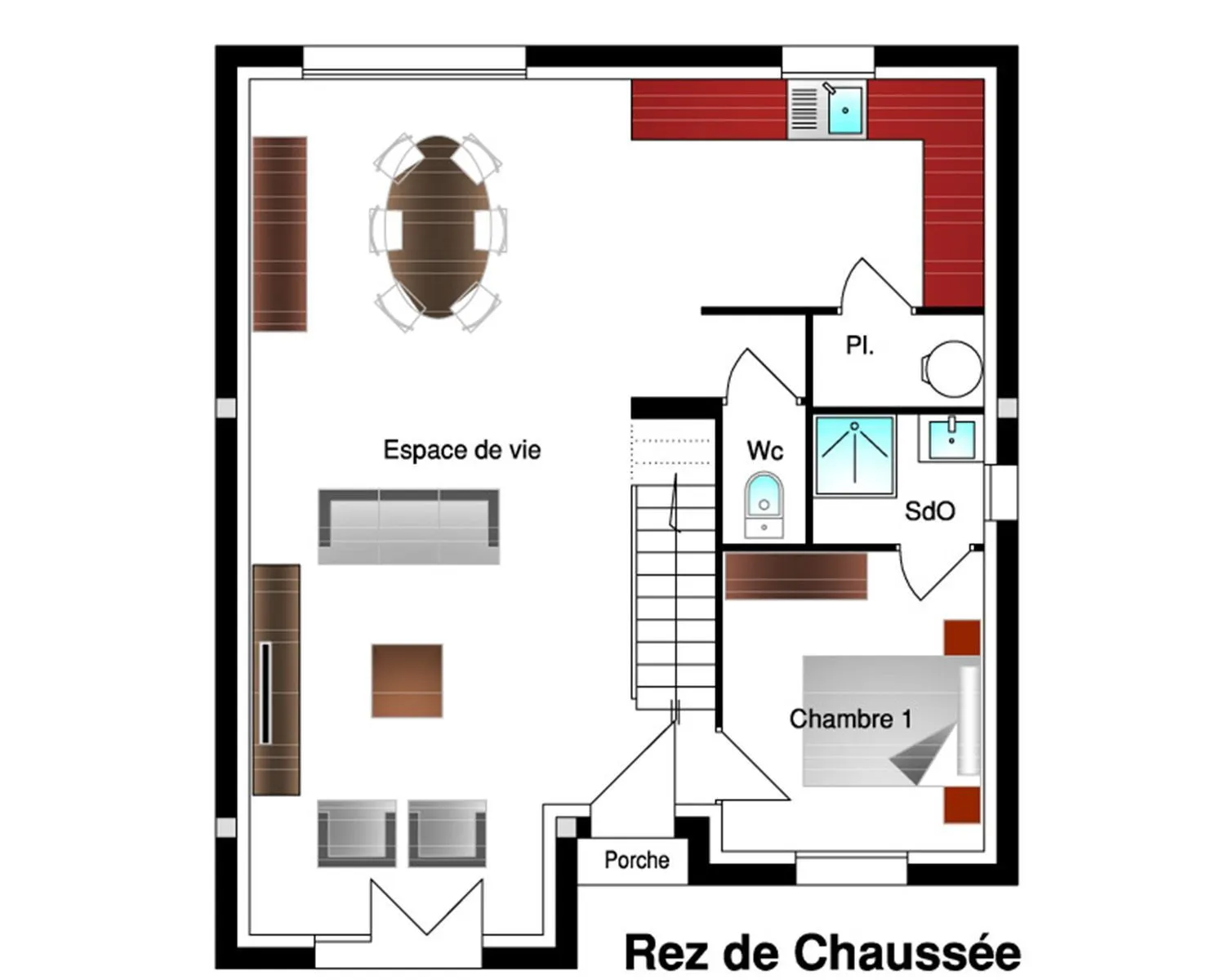 Lisa 5ch125 — modèle de maison