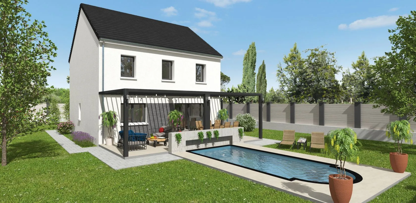 Maison neuve 140 m² à Rouvray (89230)