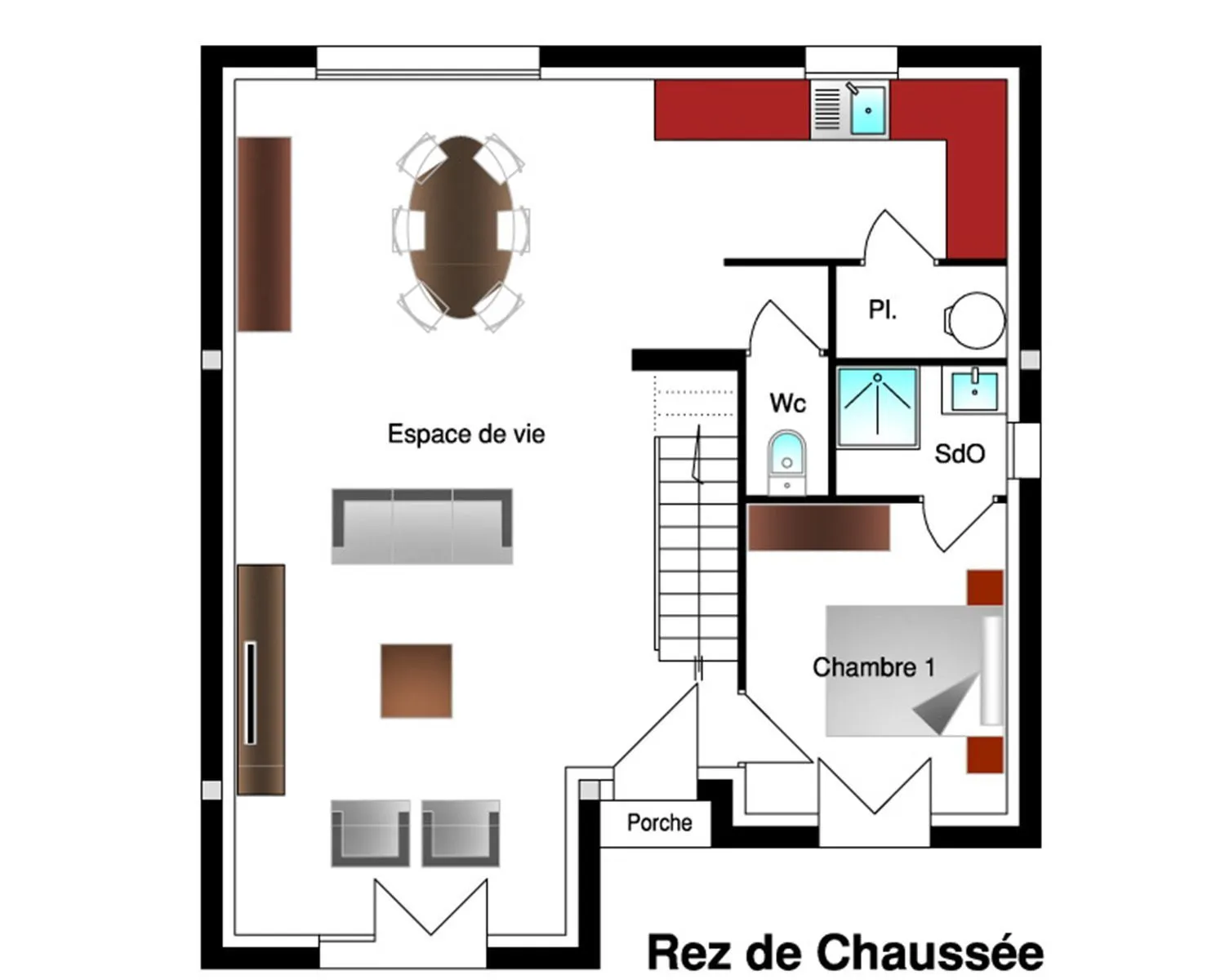 Lisa 5ch130 — modèle de maison