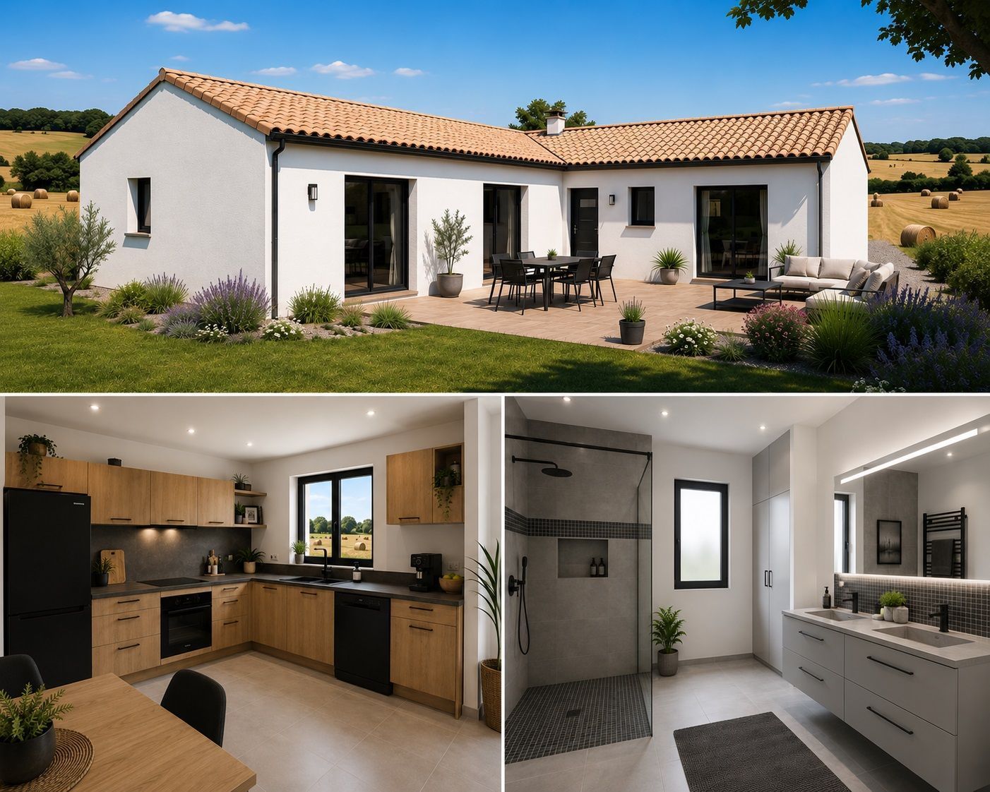 Maison neuve 95 m² à Chaix (85200)