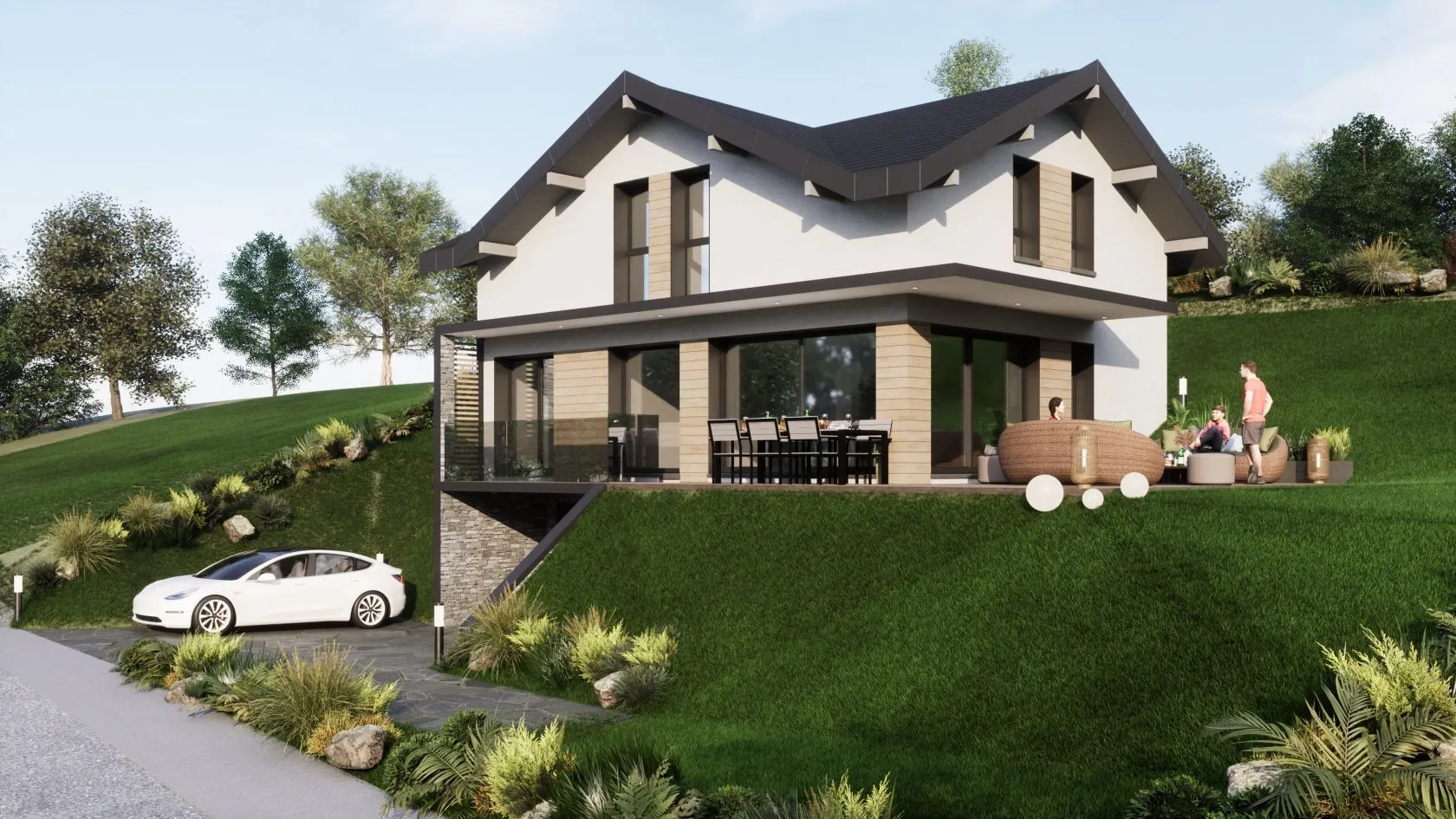 Maison neuve 110 m² à Marignier (74970)
