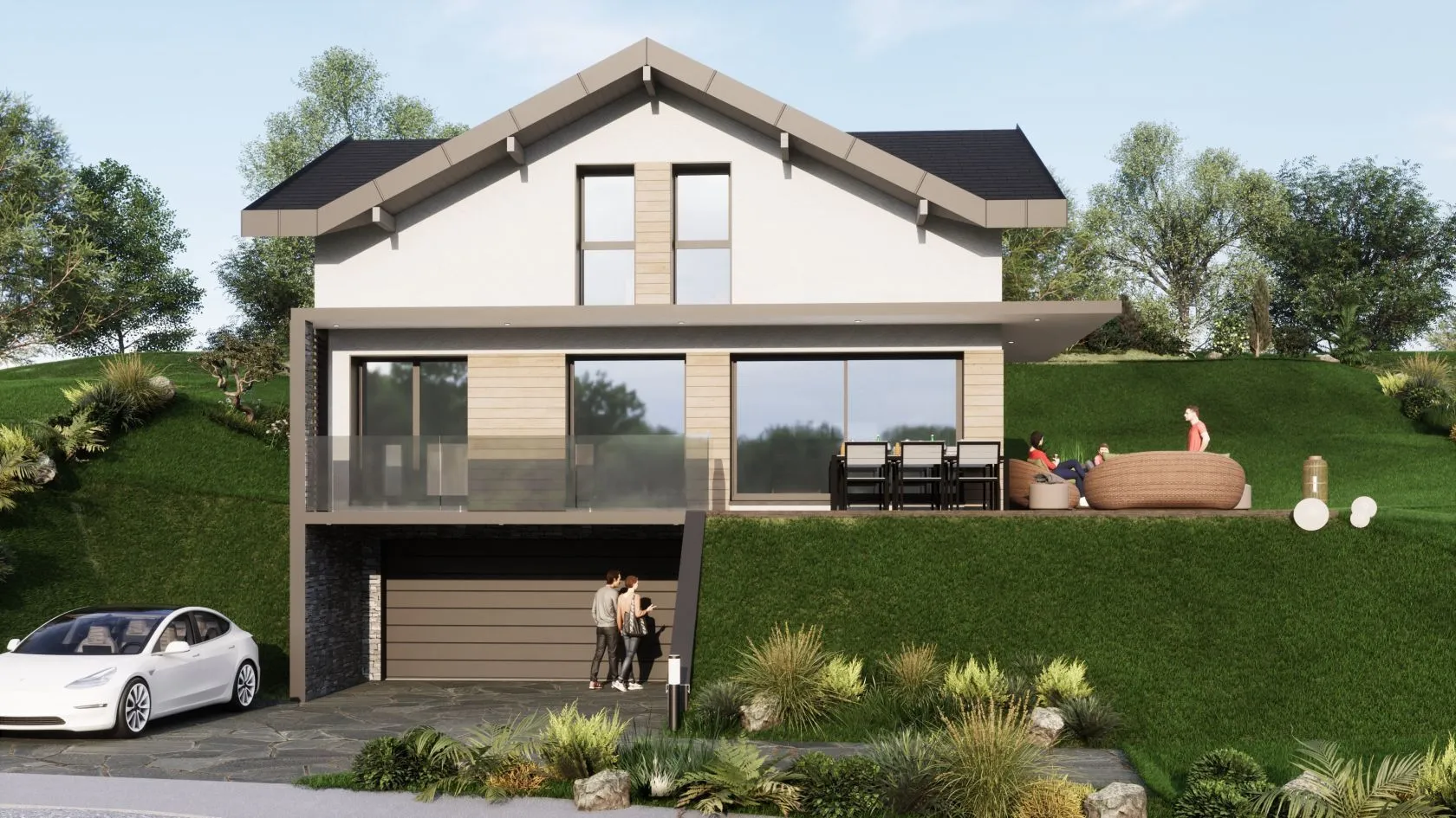 Maison neuve 110 m² à Marignier (74970)