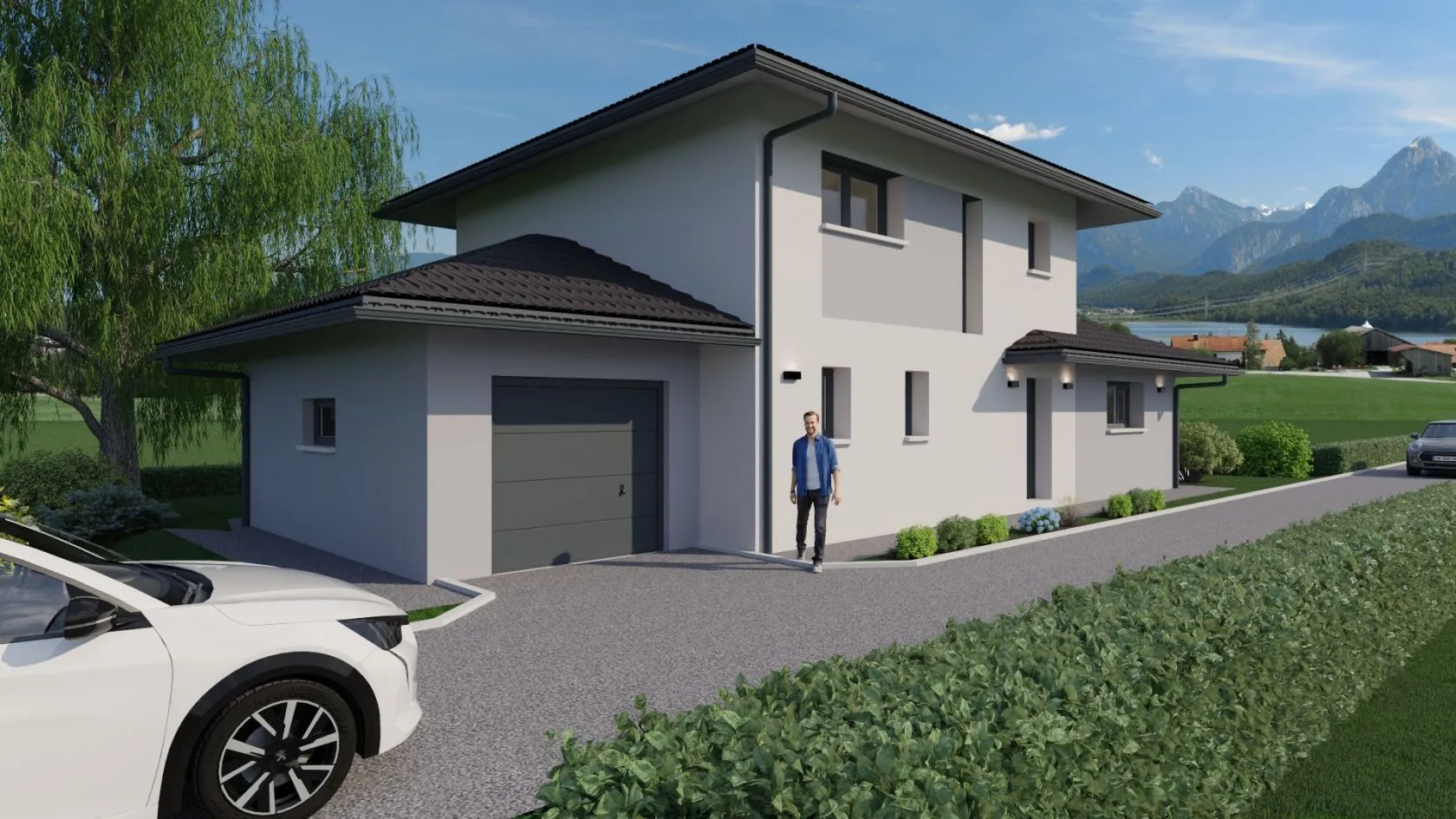 Maison neuve 130 m² à Sciez (74140)