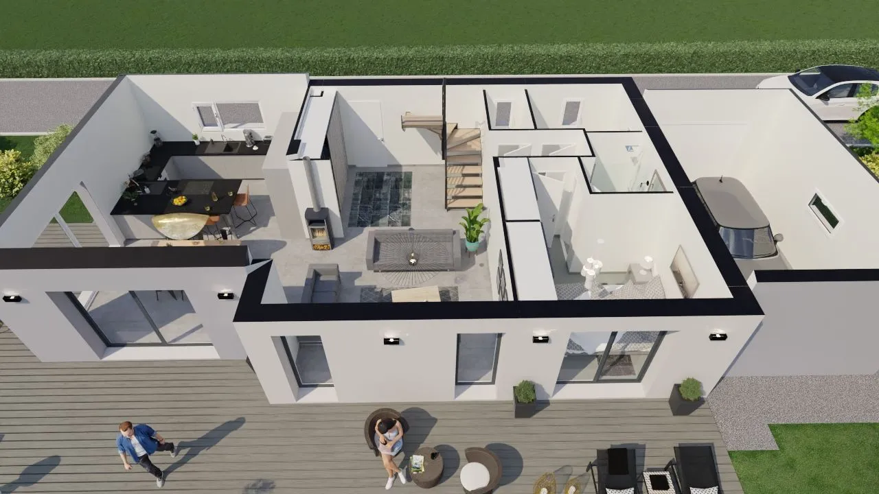 Maison neuve 130 m² à Sciez (74140)