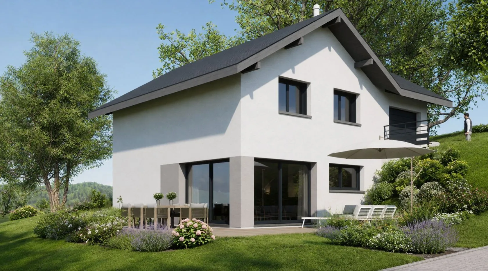 Maison neuve à Groisy